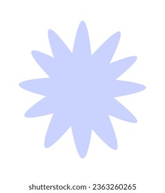 Ilustración de vectores de iconos de la silueta de estrella