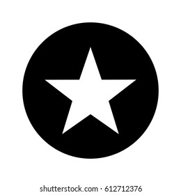 star silhouette isolated icon