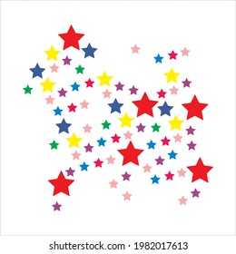 star silhouettes can be used for child-themed designs or something else