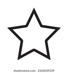 Star simple icondesigned in filled, outline and stroke style