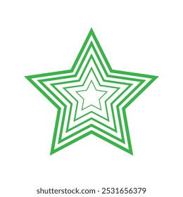 Star simple icons set designed in filled, outline, line and stroke style. blend and gradient style.