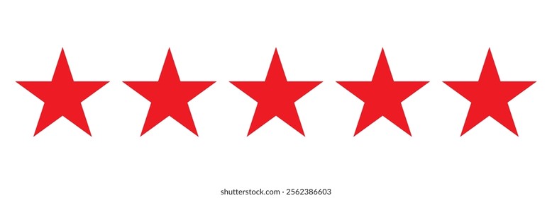 Star simple icons set designed in filled, outline, line and stroke style