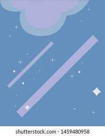 star sky bacground, wallpaper vector
