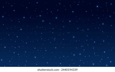 Star sky background. Night space. Universe illustration