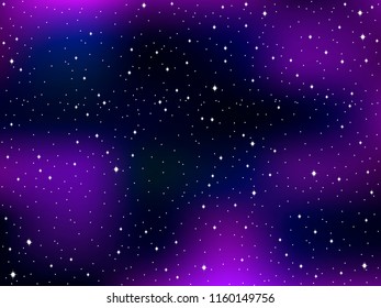 Star sky. Space star background. Nebula, the Milky Way. Vector illustration
