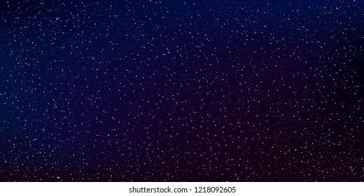 Star sky. Space Stars Background. Vector Illustration of The Night Sky. 