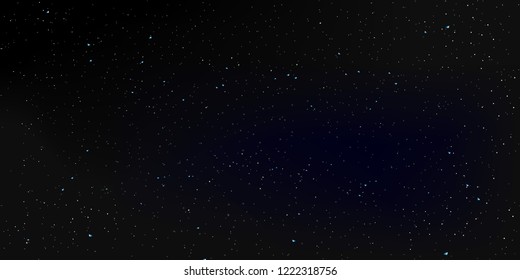 Star sky. Space Stars Background. Vector Illustration of The Night Sky. 