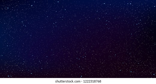 Star sky. Space Stars Background. Vector Illustration of The Night Sky. 