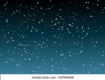 Star sky vector illustration. Beautiful night sky background.