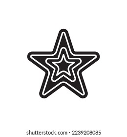 Star slot color line icon. Gambling casino. Pictogram for web page, mobile app, promo.