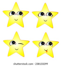 Star Smile Vector Stock Vector (Royalty Free) 238133299 | Shutterstock