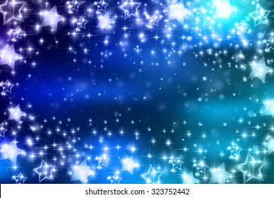 Star snow background