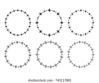 Star and Snowflake Frame Wreath Holiday Set