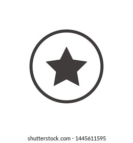 Star Social Media Icon Isolated On White Background. Close Friends Story Symbol Modern Simple Vector Icon For Web Site Or Mobile App