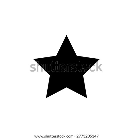 Star solid icon for favorite rating