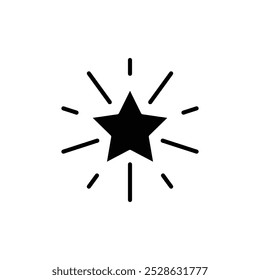 star solid icon vector design good for web or mobile app