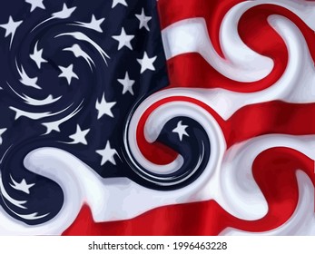 The Star Spangles Banner of United States National Flag