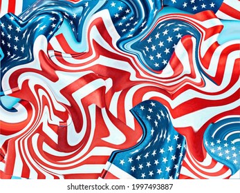 The Star Spangles Banner of United States National Flag