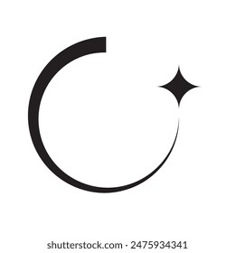 Vector star spark icon eps