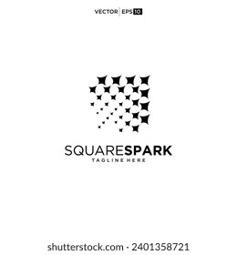 star spark logo design template