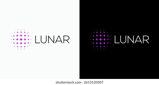 Star spark shape vector logo design with modern, simple, clean and abstract style. Icon for business, cosmetics and beauty, spa and personal branding.