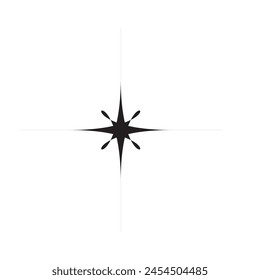Star sparkle icon. Futuristic shapes. Christmas stars icons. Flashes from fireworks