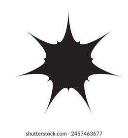 Star sparkle icon. Futuristic shapes. Christmas stars icons. Flashes from fireworks