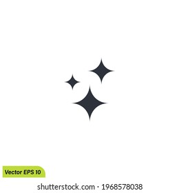 star sparkle icon vector illustration simple design element