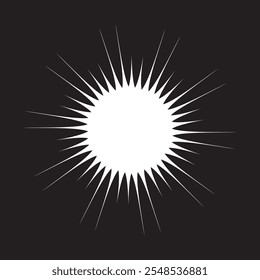 Star sparkle icon. Vector illustration.