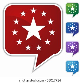 star speech bubble