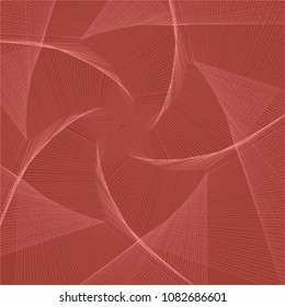 star spiral pattern line on red background