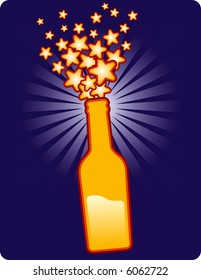 Star splash bottle
