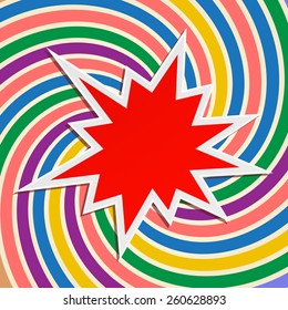 star splash festive abstract background design