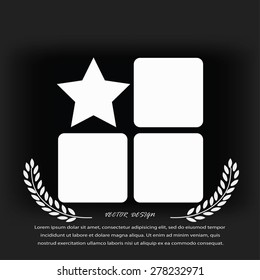 star, square icons