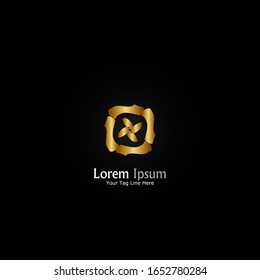 "Star square". Minimalist, simple,digital and modern logo design.