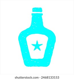 star stamp drink bottle logo
