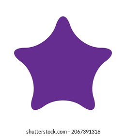 Star, starburst, sunburst icon, symbol. Radial shape, design element. Badge, seal vector