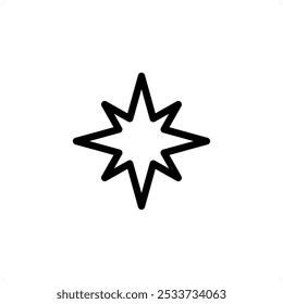 star, starlight icon vector design template