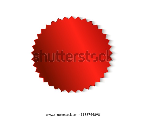 Star Sticker Empty Stock Vector (Royalty Free) 1188744898 | Shutterstock