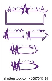 Star Stickers for performing arts students