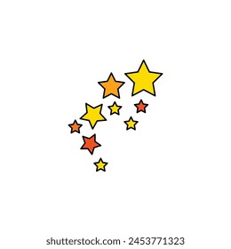 star stream vector type icon