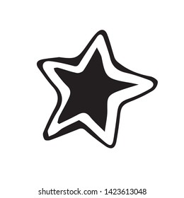 Star Stroke Vector Sketch Stock Vector (Royalty Free) 1423613048 ...