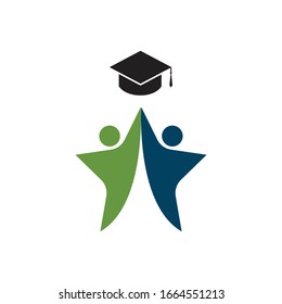 star student academy logo concept