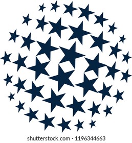 star style sphere icon. World globe symbol for your design. Vector illustration.