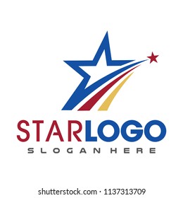 Star and Success Logo Design Inspiration Vector