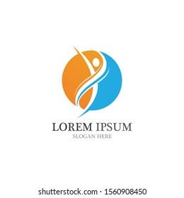 Star success people care logo and symbols template
