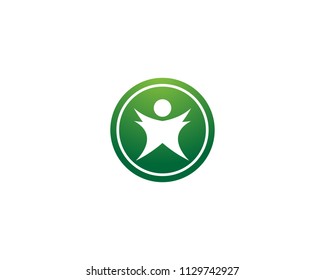 Star success people logo and symbols