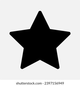 star, success, rating, elements for design, with simple solid icon style