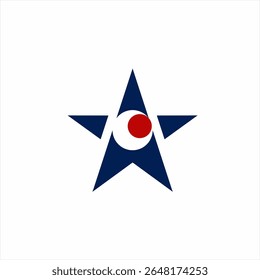 Star, sun and moon logo design with eye concept.
