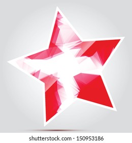 star with Switzerland flag